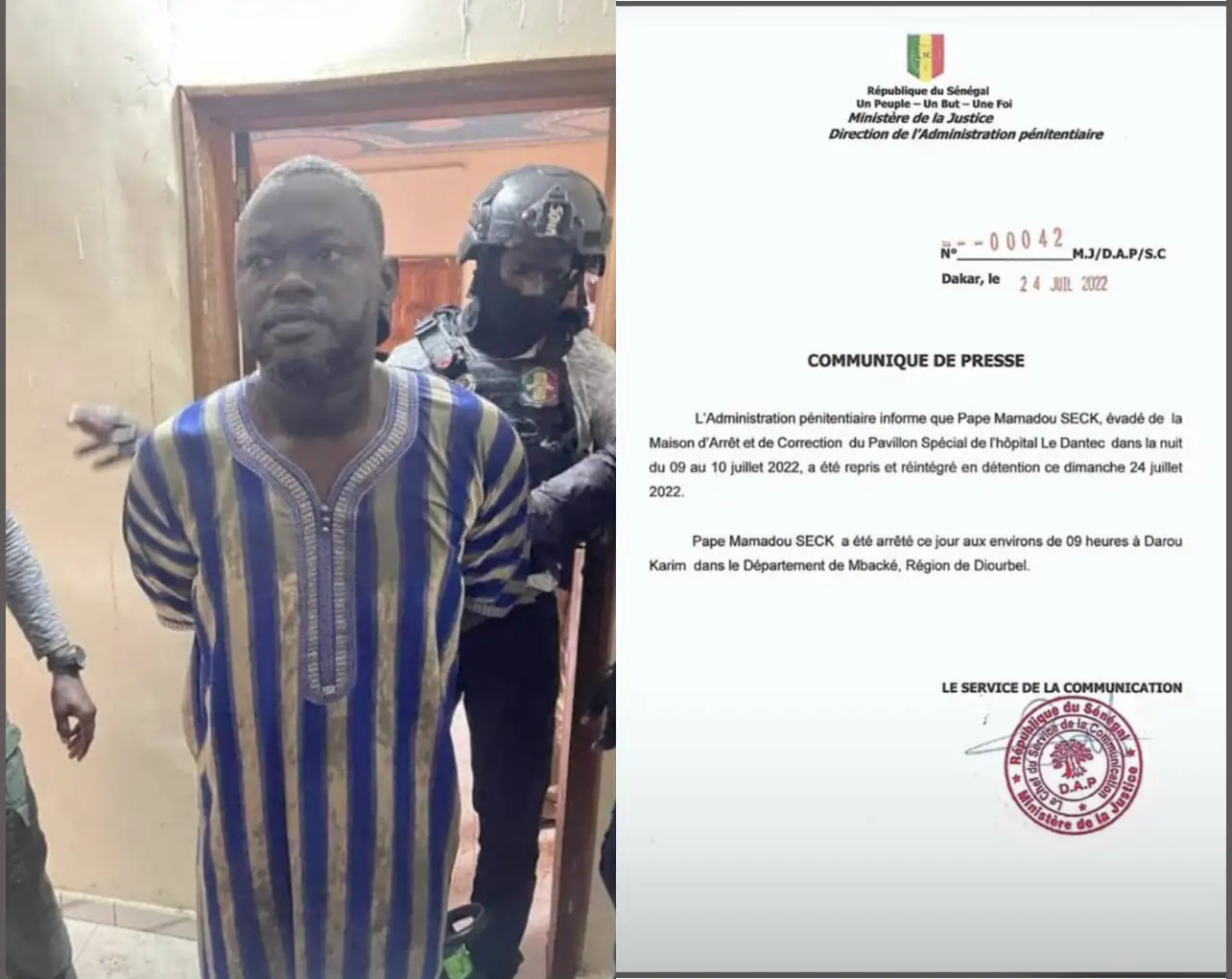 Pape Mamadou Seck arrêté !