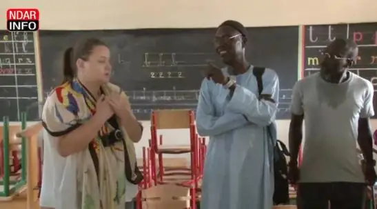 Maternelle de Ngallèle : l’IEF de Saint-Louis magnifie les bonnes œuvres de Counterpart International – vidéo