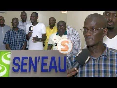 Grève à Sen’Eau : Le personnel en brassard rouge, ce lundi (Senego Tv)