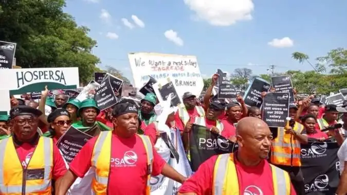Afrique du Sud: les fonctionnaires en grève pour une augmentation de salaire
