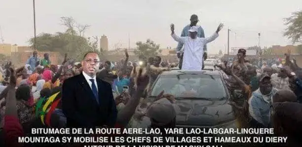 Bitumage de la route Aéré-Lao, Yare Lao-Labgar-Linguère: Mountaga Sy mobilise les chefs de villages