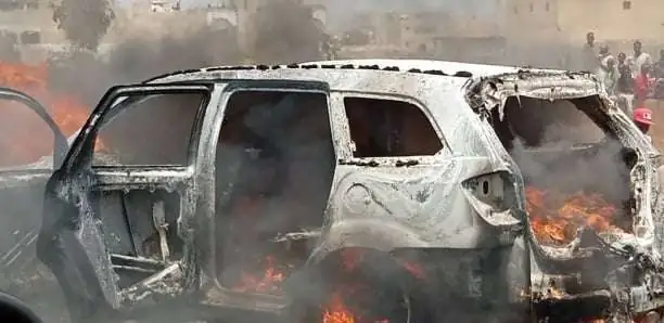 Accident sur l&rsquo;autoroute à péage occasionnant un bouchon énorme