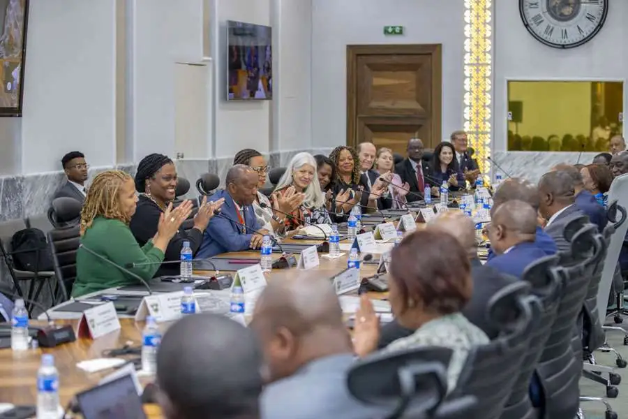 Patrick Achi présente les opportunités d&rsquo;investissement en Côte d’Ivoire à des hommes d&rsquo;affaires américains à Abidjan