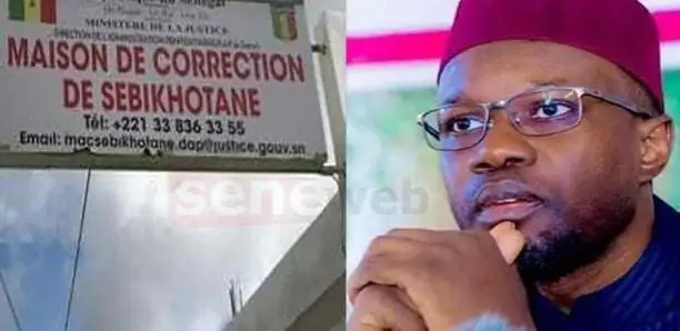 Prison de Sébikotane : la lettre de Ousmane Sonko