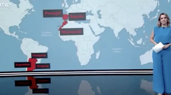 Espagne : La carte complète du Maroc avec le Sahara créé la polémique