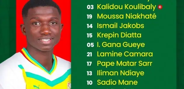 Sénégal-Soudan du Sud: première titularisation de Lamine Camara dans le onze des Lions