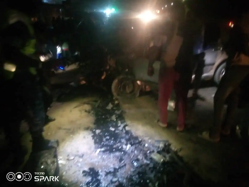 Accident survenu à Mbour