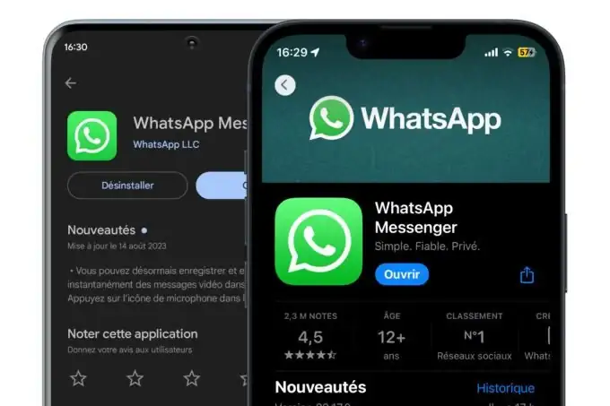 WhatsApp cache vos discussions verrouillées avec un code secret