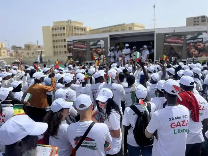 Soutien au peuple palestinien : La Grande marche de Dakar a mobilisé du monde