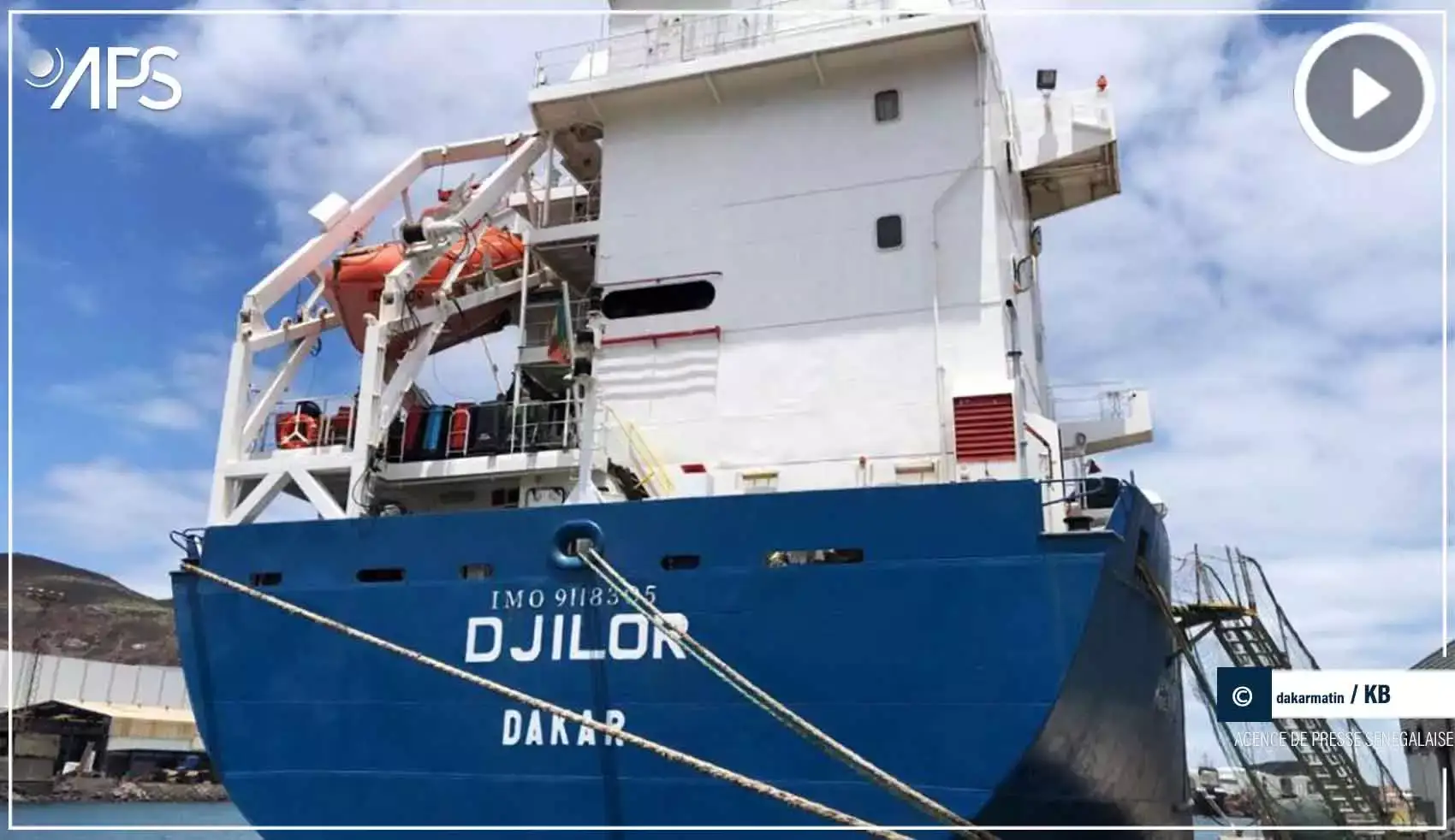Le navire Djilor à Ziguinchor avec 300 containers pour entamer l’évacuation de la production d’anacarde