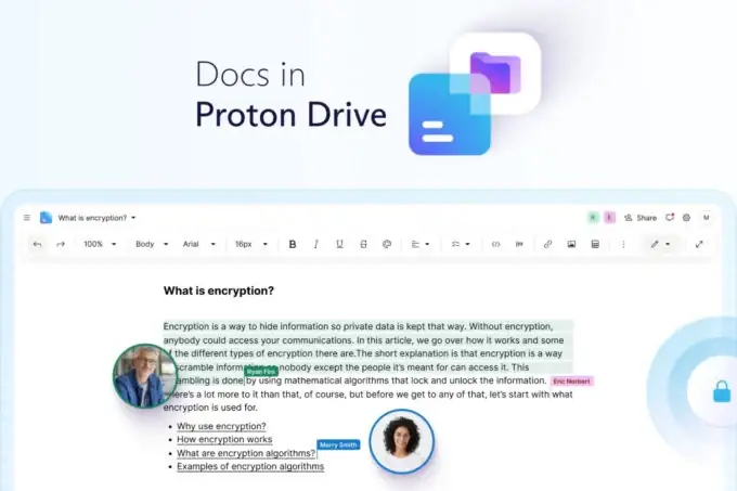 Proton lance un « Google Docs » gratuit et respectueux de la vie privée