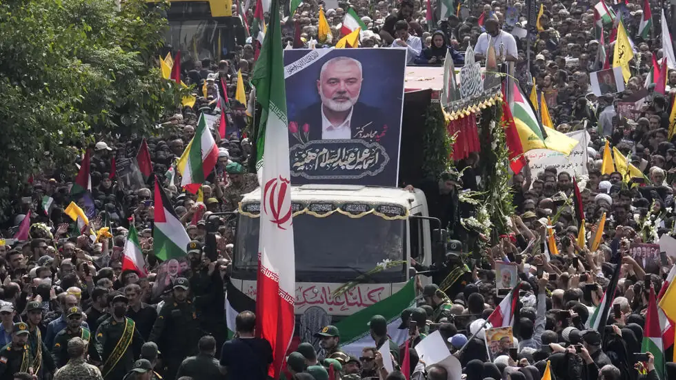 L&rsquo;Iran organise les funérailles du chef du Hamas Ismaïl Haniyeh