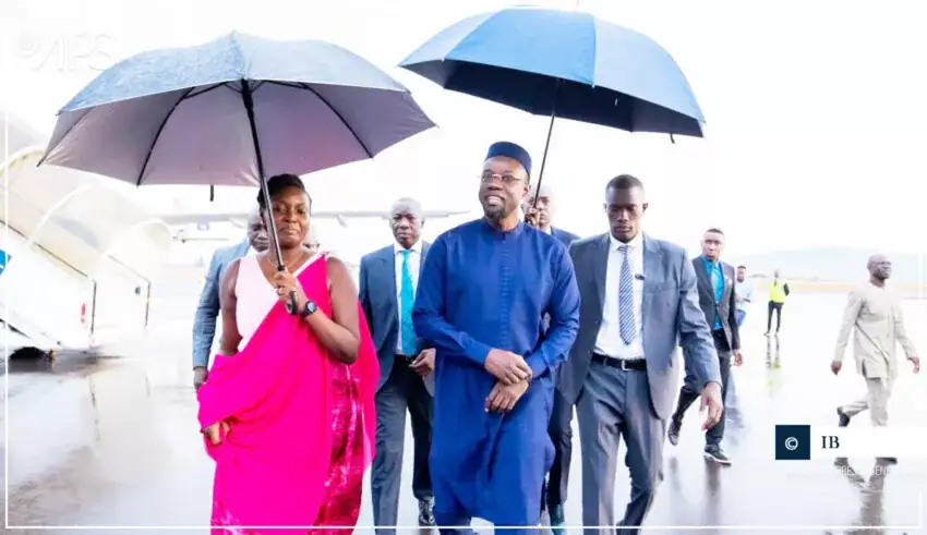 Ousmane Sonko à la cérémonie d’investiture du président Paul Kagame