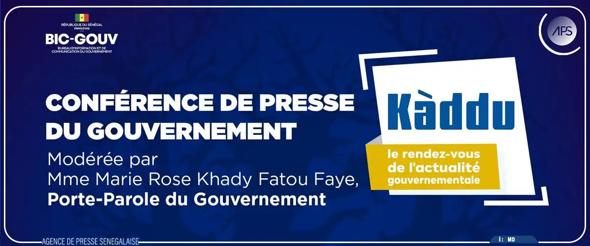 ”Kaddu”, un rendez-vous régulier de l’actualité gouvernementale, débute vendredi