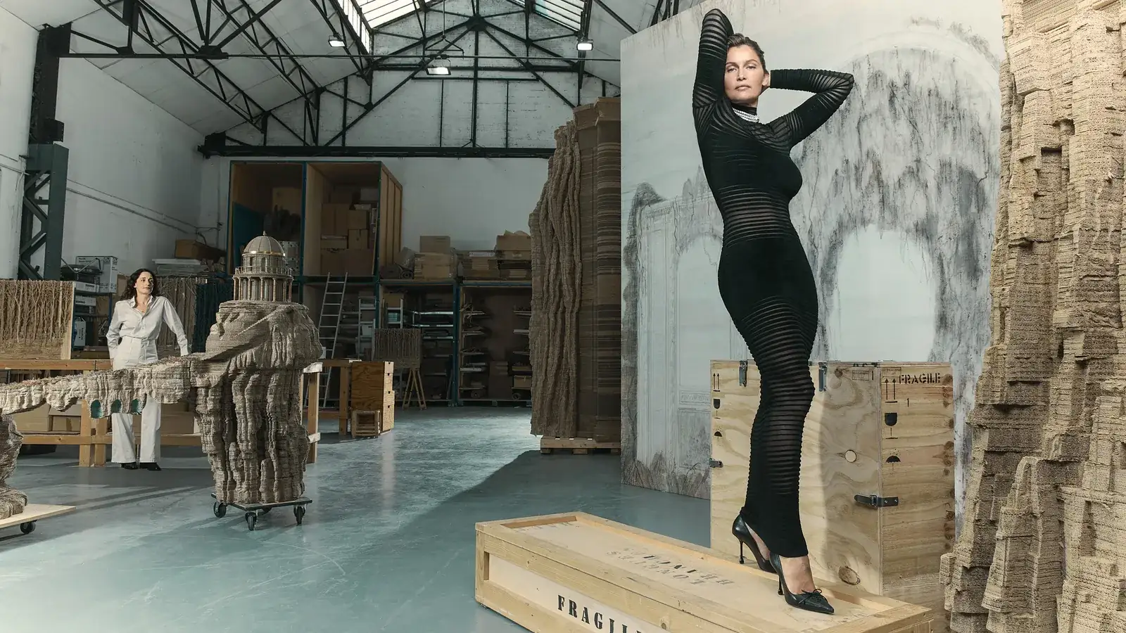 Laetitia Casta et Eva Jospin, rencontre avec l&rsquo;art (et la manière)