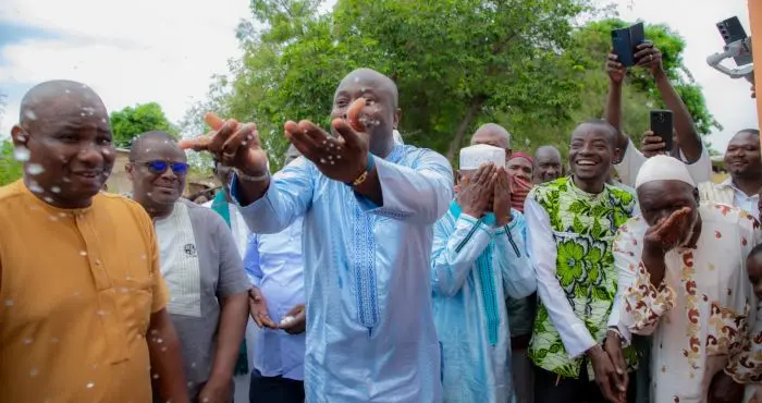 Boundiali : David Fofana offre un forage au quartier de Kabada