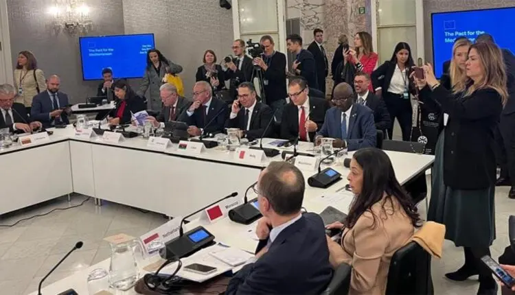 Barcelone/Espagne : Le ministre Mohamed Salem Merzoug porte la voix de la Mauritanie au Pacte pour la Méditerranée