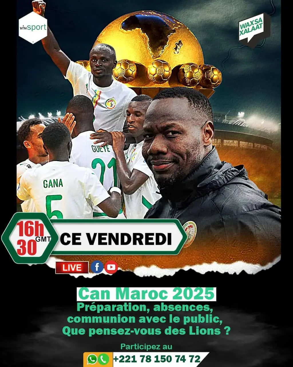 EN DIRECT – Suivez Waxsaxalaat : Préparation, absences, communion avec le public… que pensez-vous des Lions ?