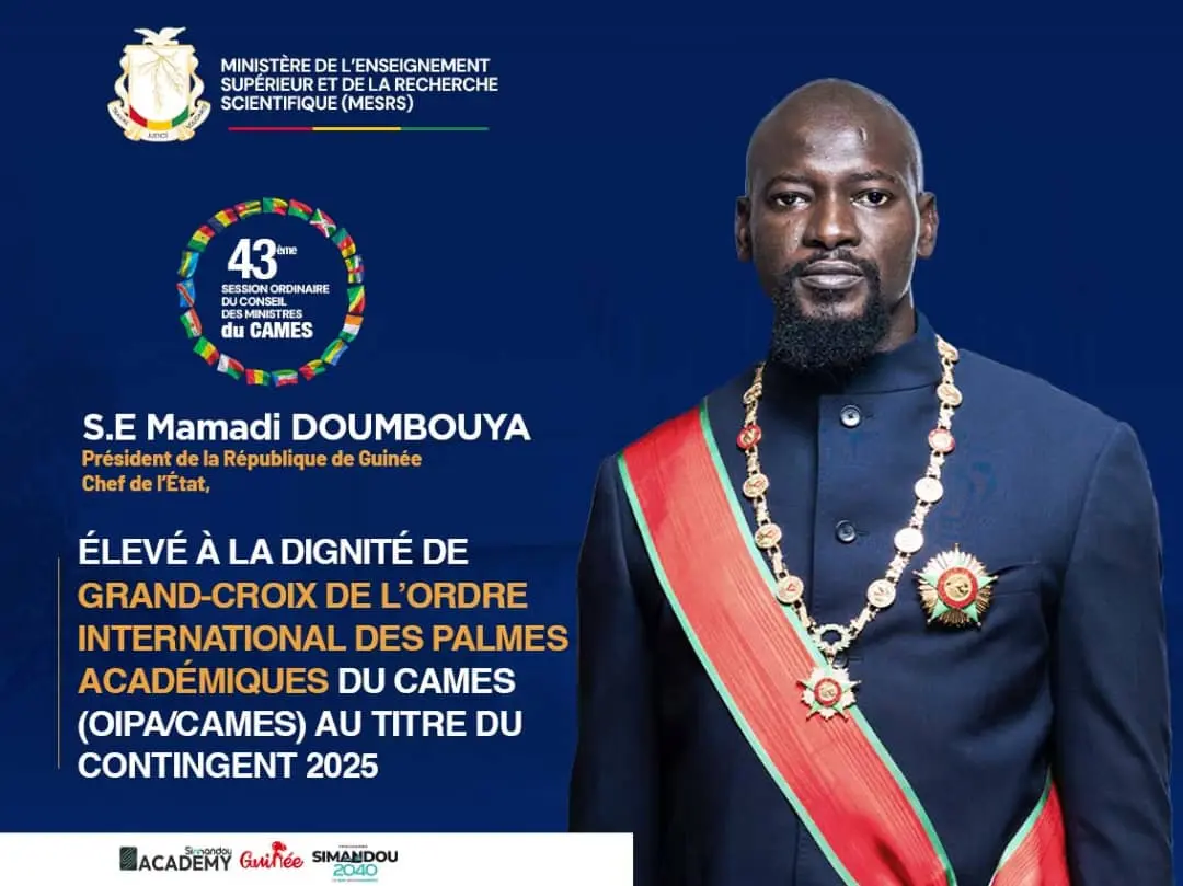 Communiqué conjoint relatif aux distinctions honorifiques décernées par le CAMES