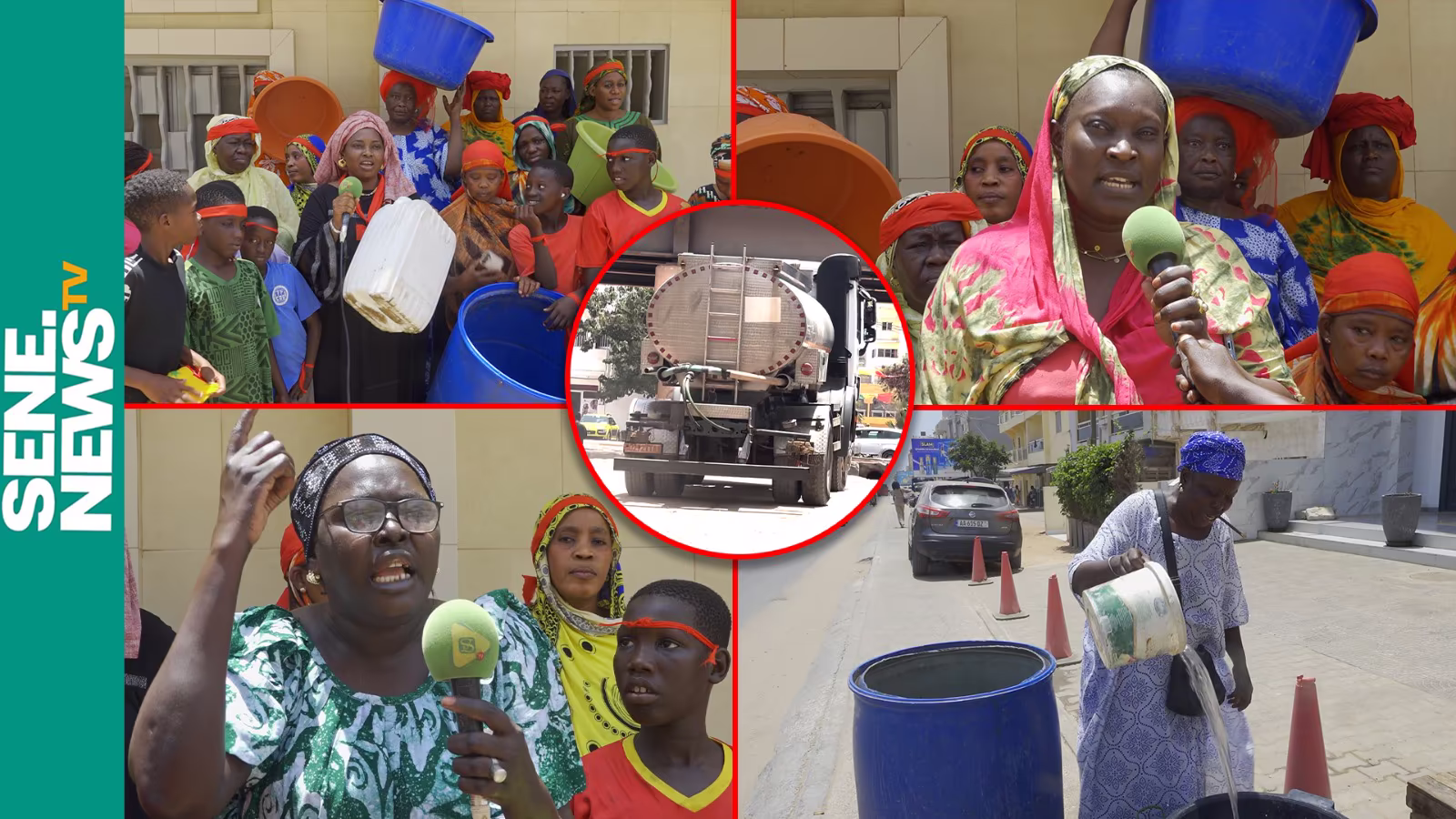 Dakar : la population de l’unité 26 exprime son indignation face à la pénurie d’eau et aux factures