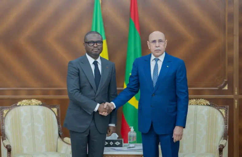 Le président béninois en visite de travail en Mauritanie à l’invitation du président Ghazouani